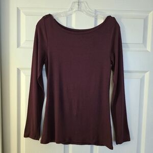 Purple Long Sleeve Top